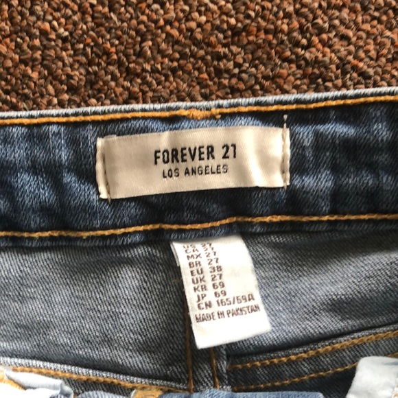 Forever 21 Blue jean shorts - Picture 2 of 2
